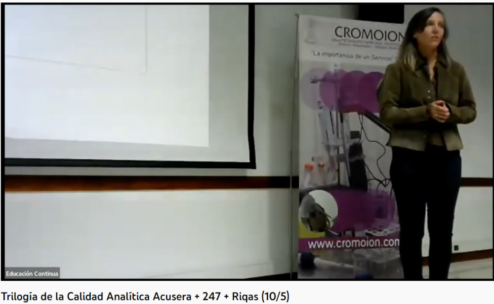 Trilogía de la Calidad Analítica Acusera + 247 + Riqas  - Control de Calidad interno (10/5)